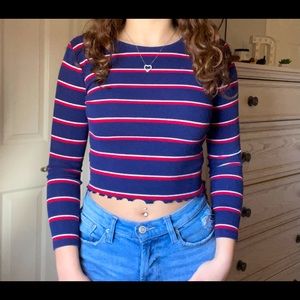 FOREVER 21 Long sleeve ❤️💙🤍